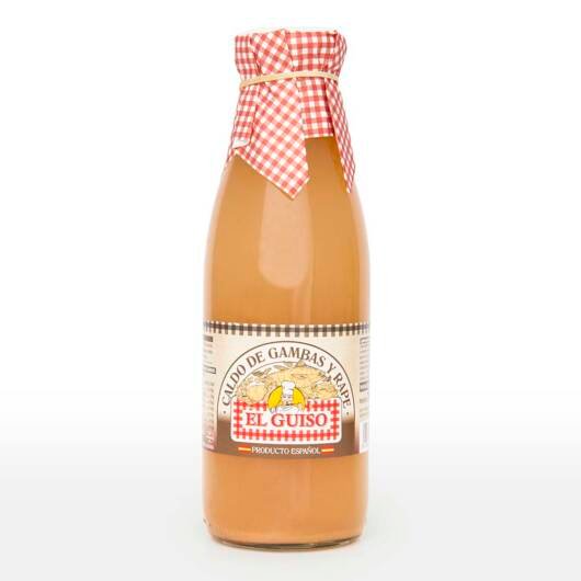 CALDO DE GAMBAS Y RAPE "EL GUISO", 750 GR